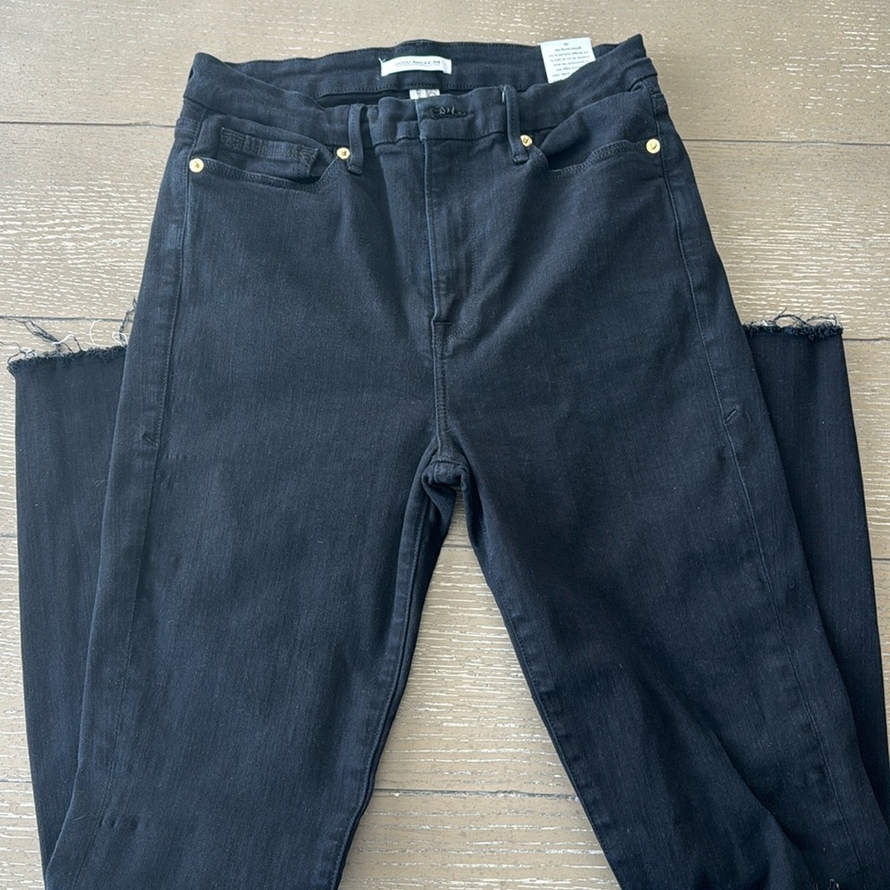 Good American good waist black size 6